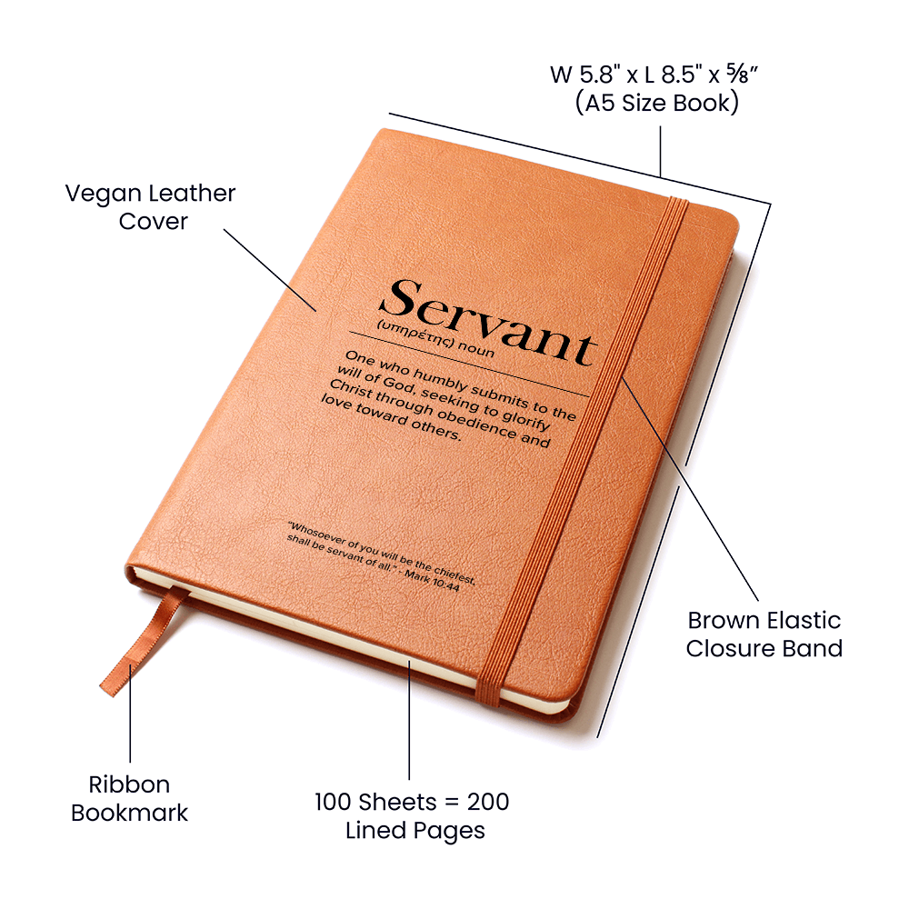 Servant - Christian Leather Journal